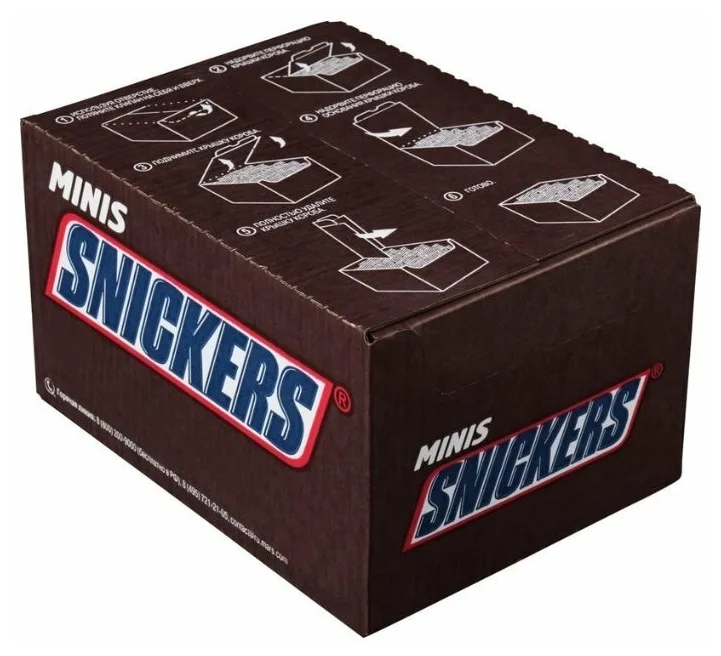 Snickers minis - белки в 100 г: 7.9 г