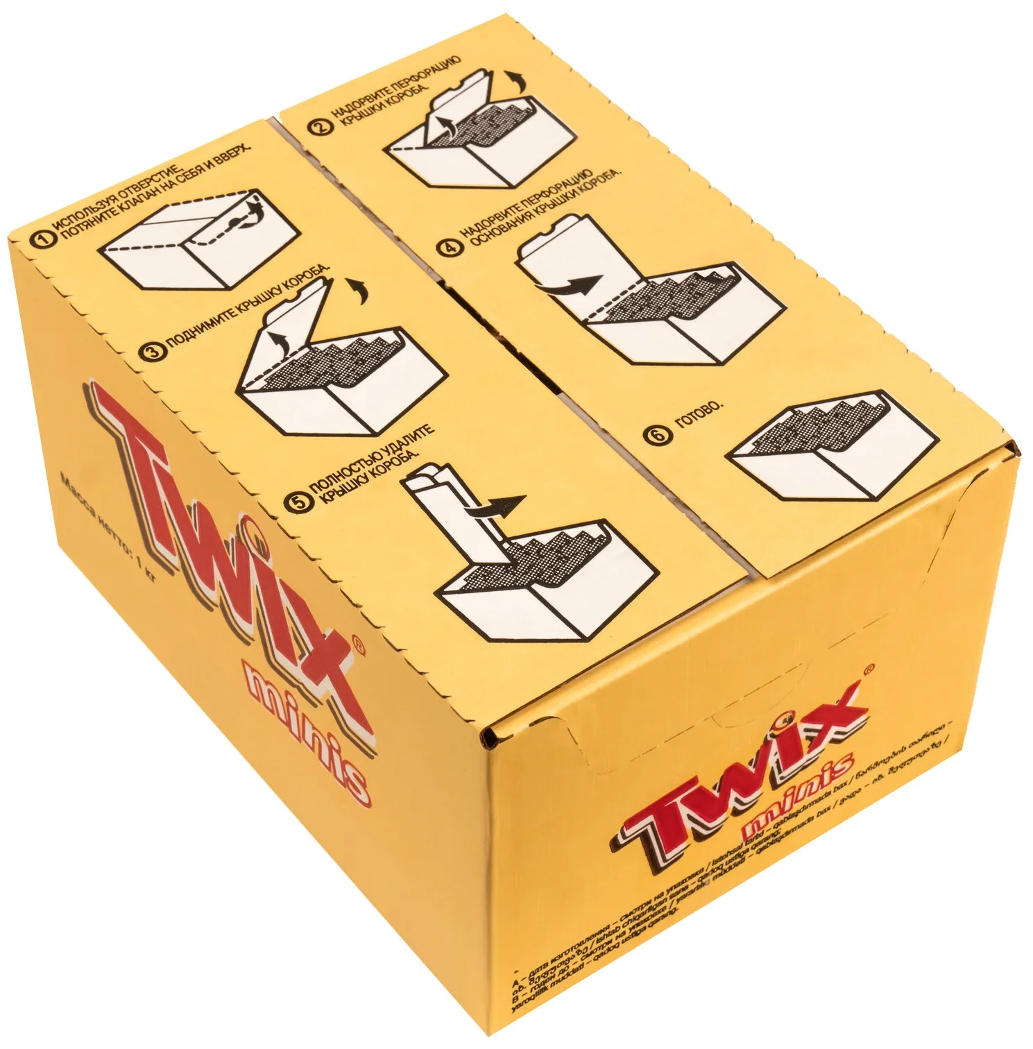 Twix minis - начинка: мягкая карамель, печенье