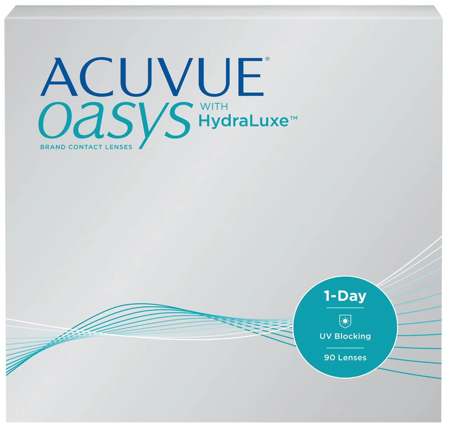Acuvue OASYS 1-Day with HydraLuxe, 90 шт. - количество линз в упаковке: 90