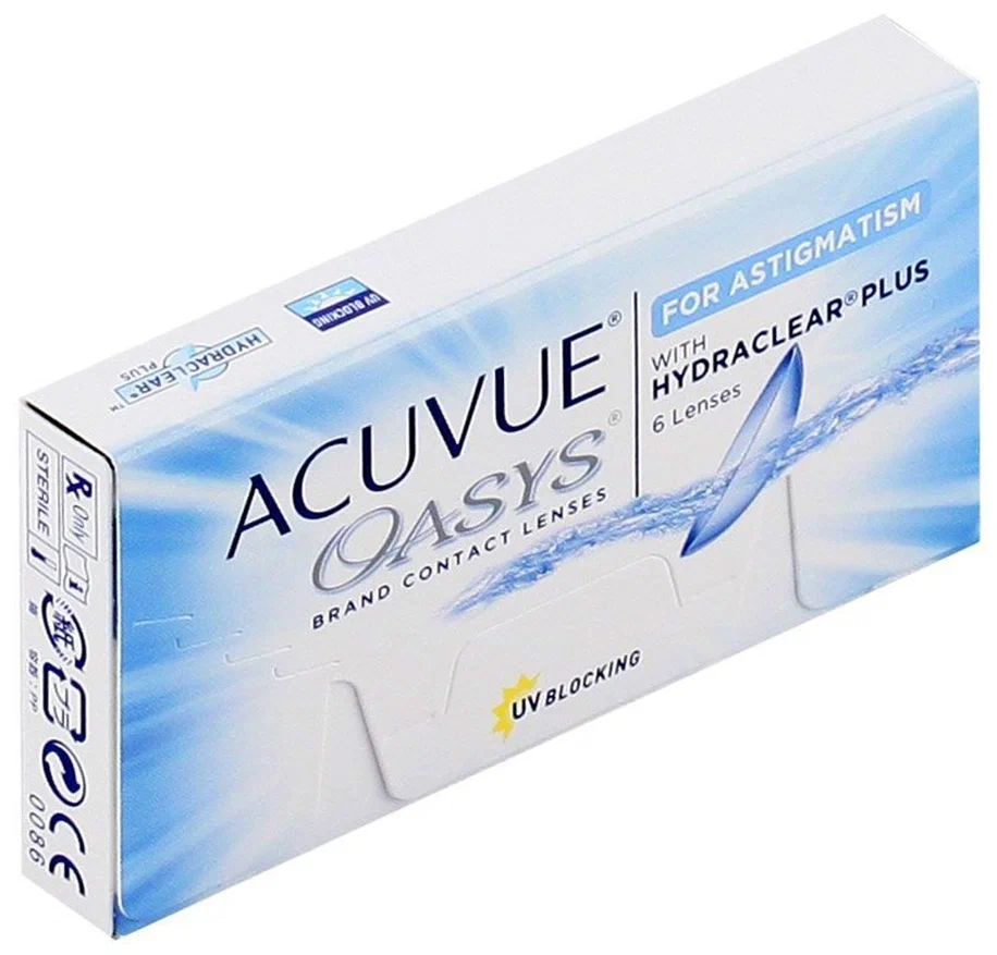 Acuvue OASYS for Astigmatism with Hydraclear Plus, 6 шт. - количество линз в упаковке: 6