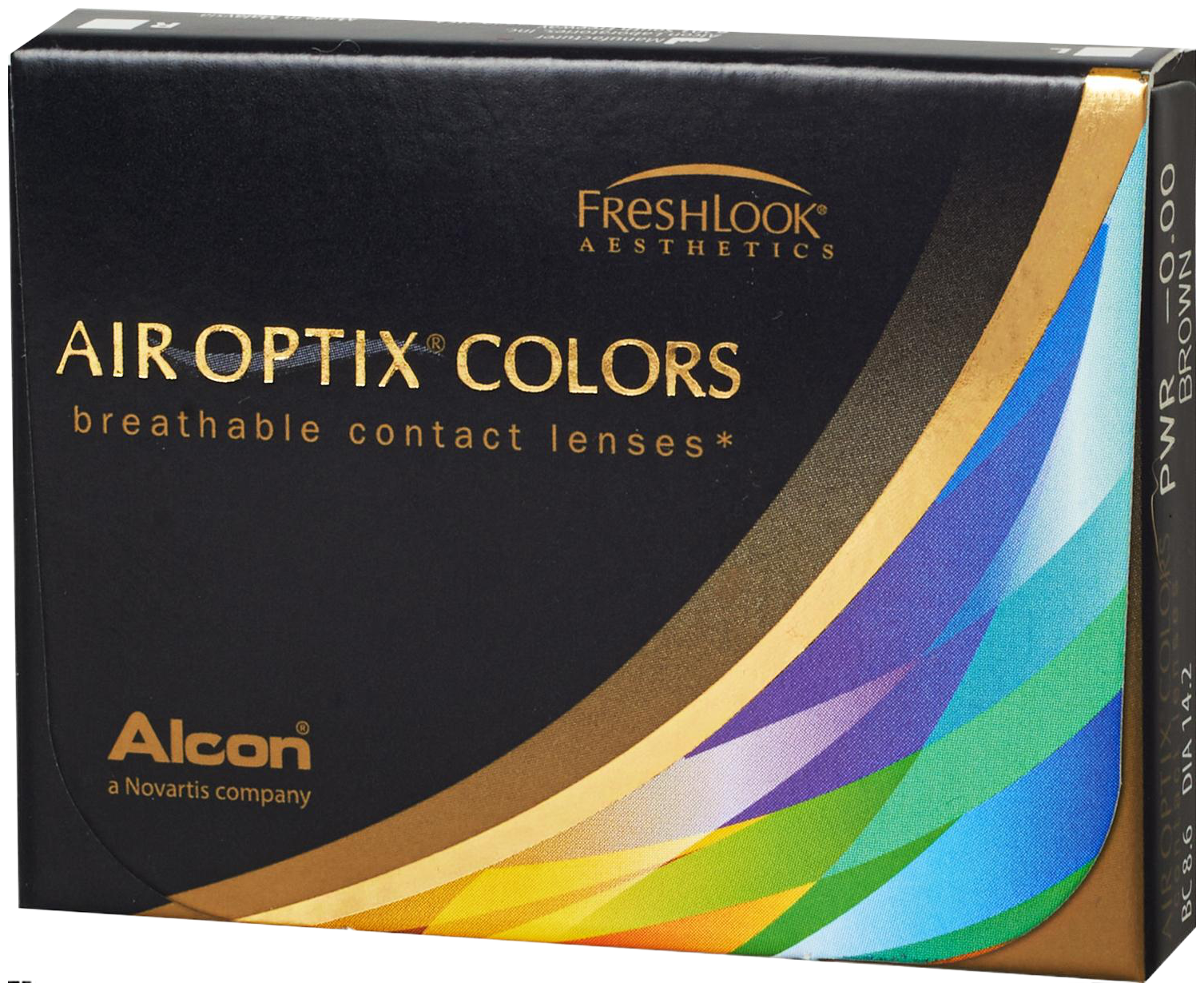 Air Optix (Alcon) Colors, 2 шт. - частота замены: месяц