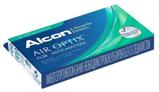 Air Optix (Alcon) For Astigmatism, 3 шт. - количество линз в упаковке: 3