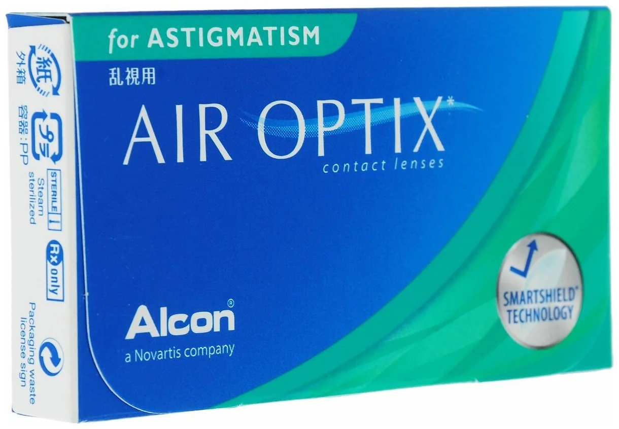Air Optix (Alcon) For Astigmatism, 3 шт. - режим ношения: дневной