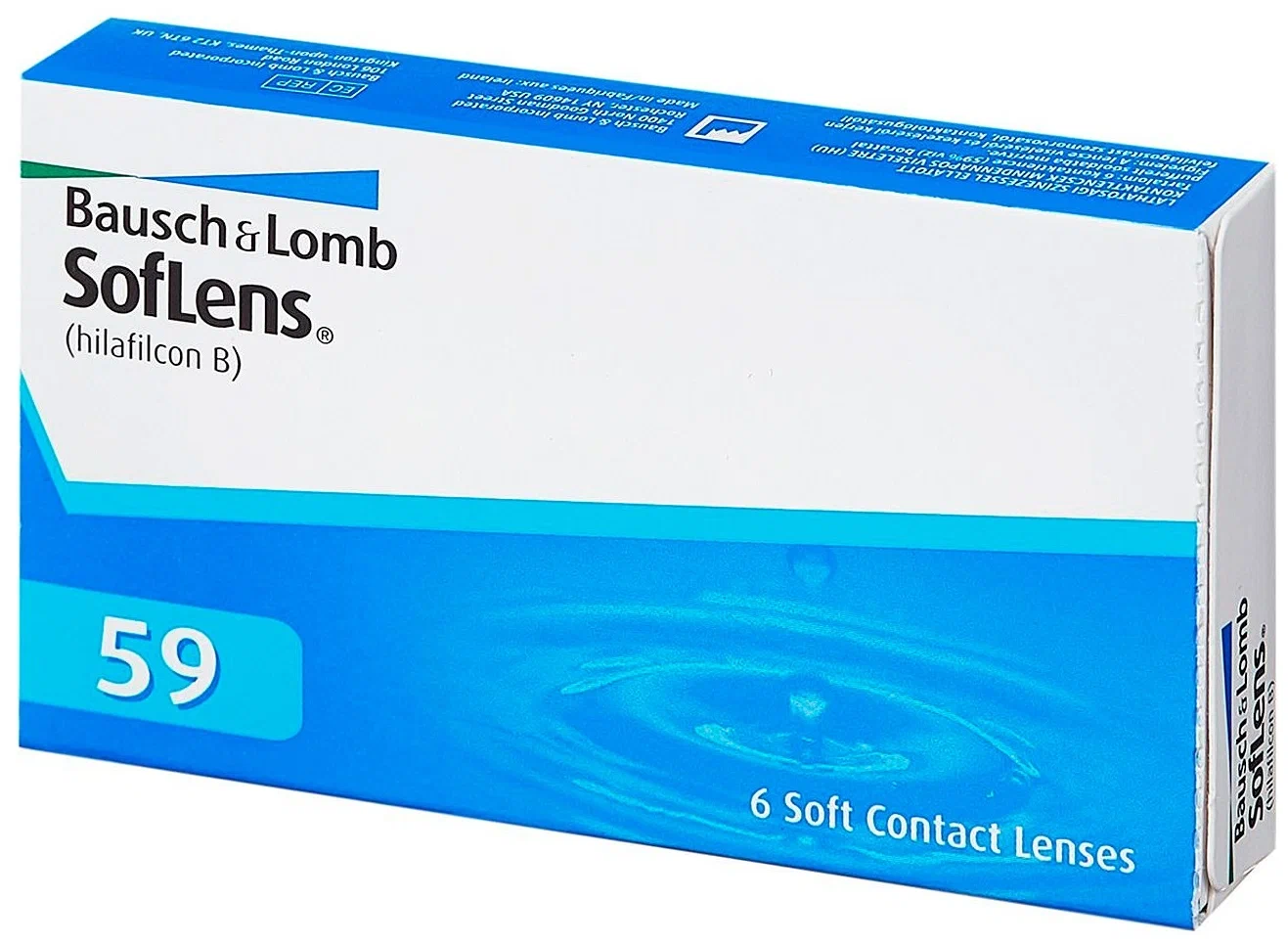 Bausch & Lomb SofLens 59, 6 шт. - частота замены: месяц