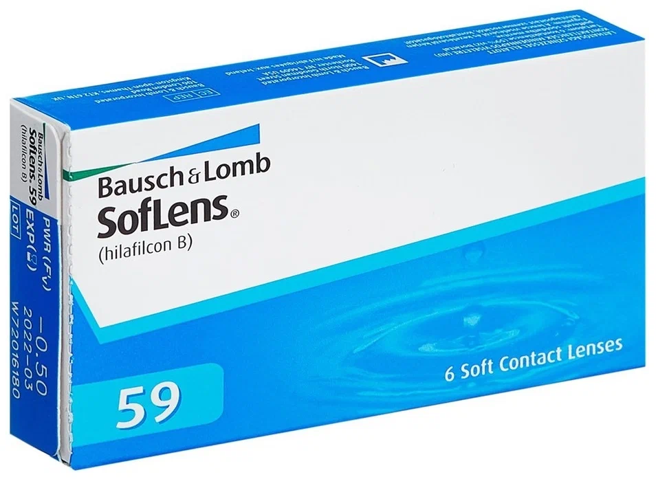 Bausch & Lomb SofLens 59, 6 шт. - количество линз в упаковке: 6
