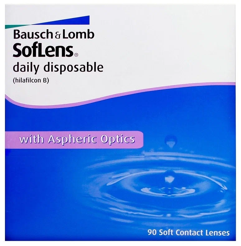 Bausch Lomb Soflens Daily Disposable, 90 шт. - частота замены: день