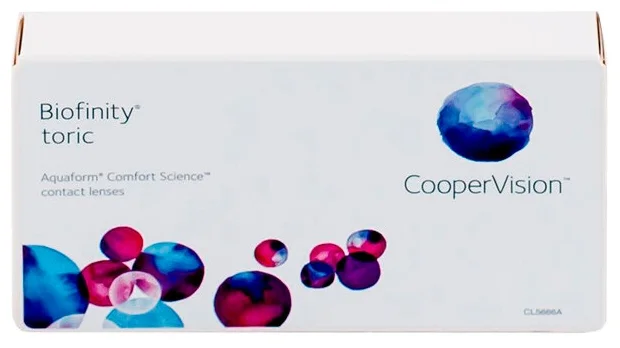 CooperVision Biofinity Toric, 3 шт. - количество линз в упаковке: 3