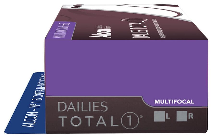 Dailies (Alcon) Total1 Multifocal, 30 шт. - влагосодержание: 33%