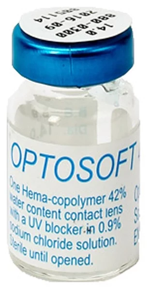 Optosoft 42 UV, 1 шт. - количество линз в упаковке: 1