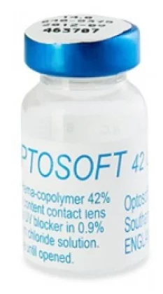 Optosoft 42 UV, 1 шт. - тип линз: прозрачные