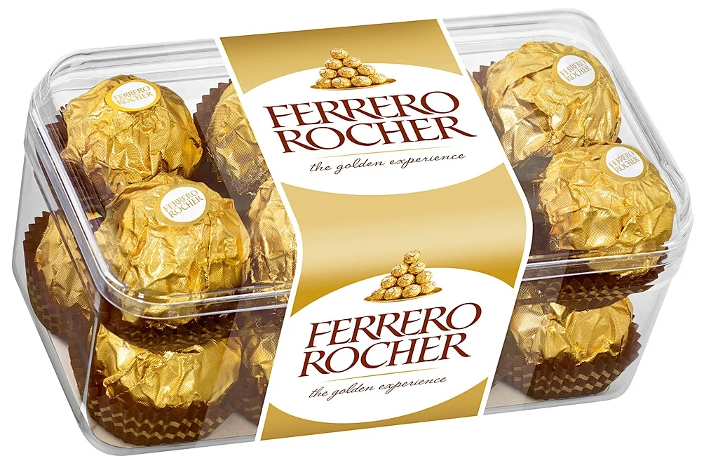 Ferrero Rocher молочный шоколад лесной орех, 200 г - вид шоколада: молочный