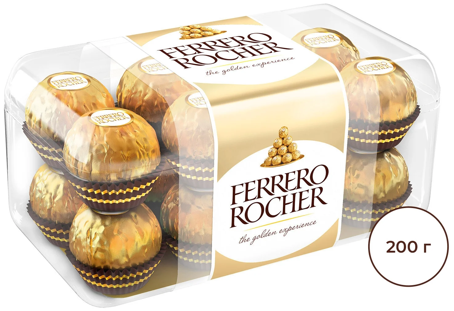 Ferrero Rocher молочный шоколад лесной орех, 200 г - страна производства: Италия