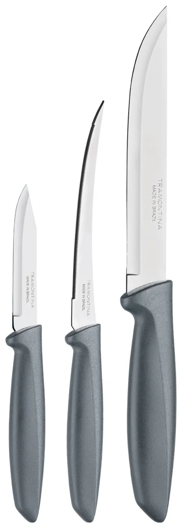 TRAMONTINA Plenus 23498/613/013, 3 ножа - материал лезвия: сталь