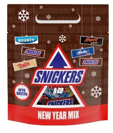 Snickers Snickers&Friends mix minis bag, 278 г - вид шоколада: молочный