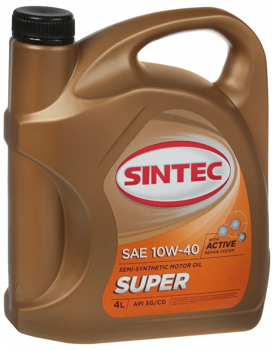 SINTEC Super 10W-40 - для четырехтактных двигателей