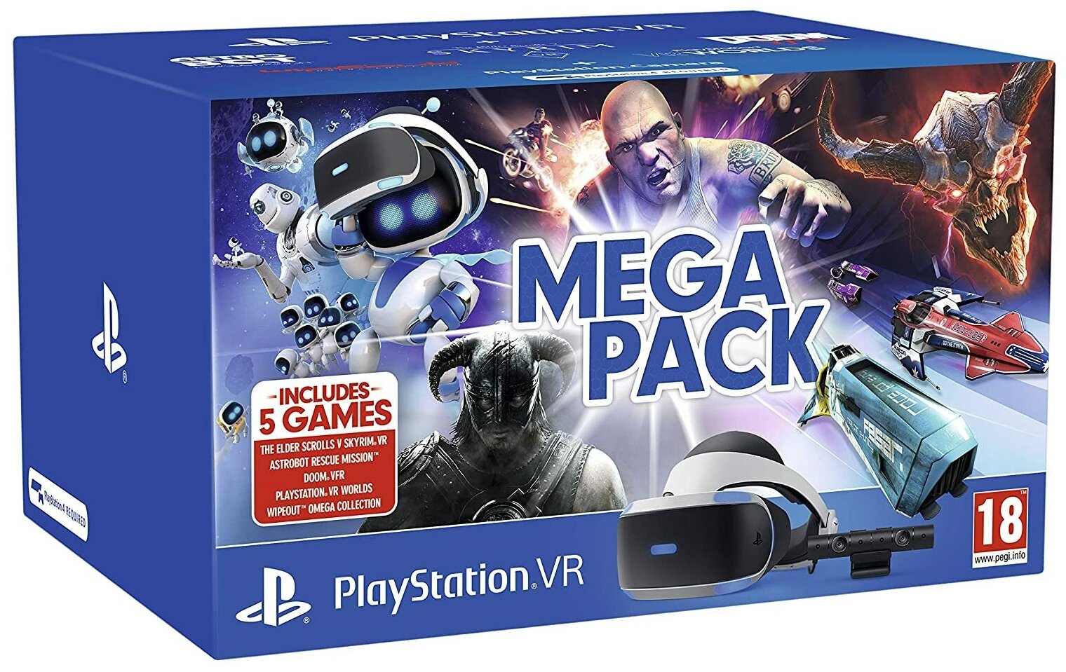 Sony PlayStation VR Mega Pack Bundle - наушники: в комплекте