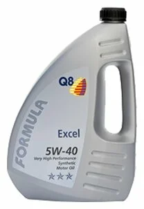 Q8 Formula Excel 5W-40 - класс вязкости: 5W-40