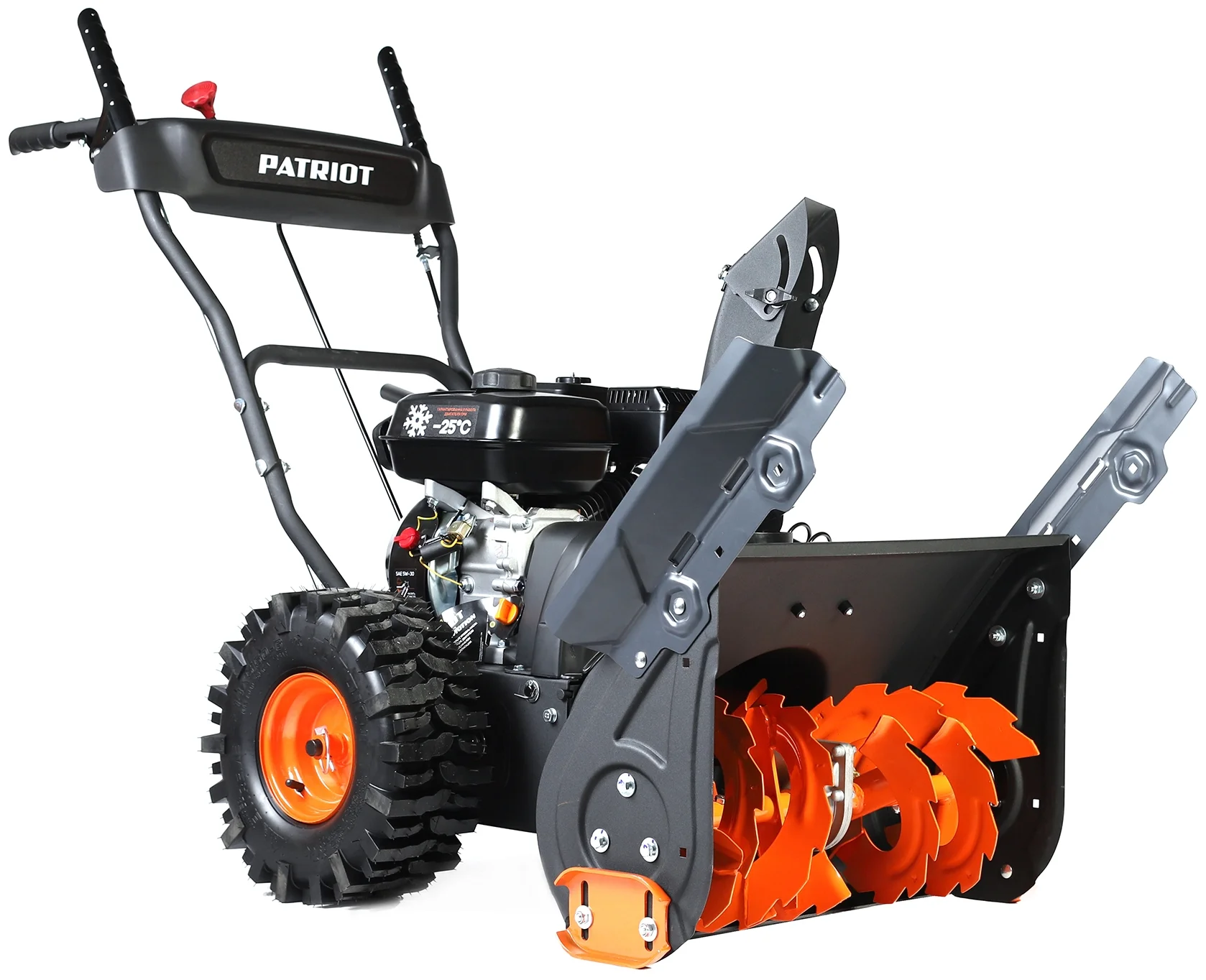 PATRIOT PS 603 - механическая регулировка желоба выброса