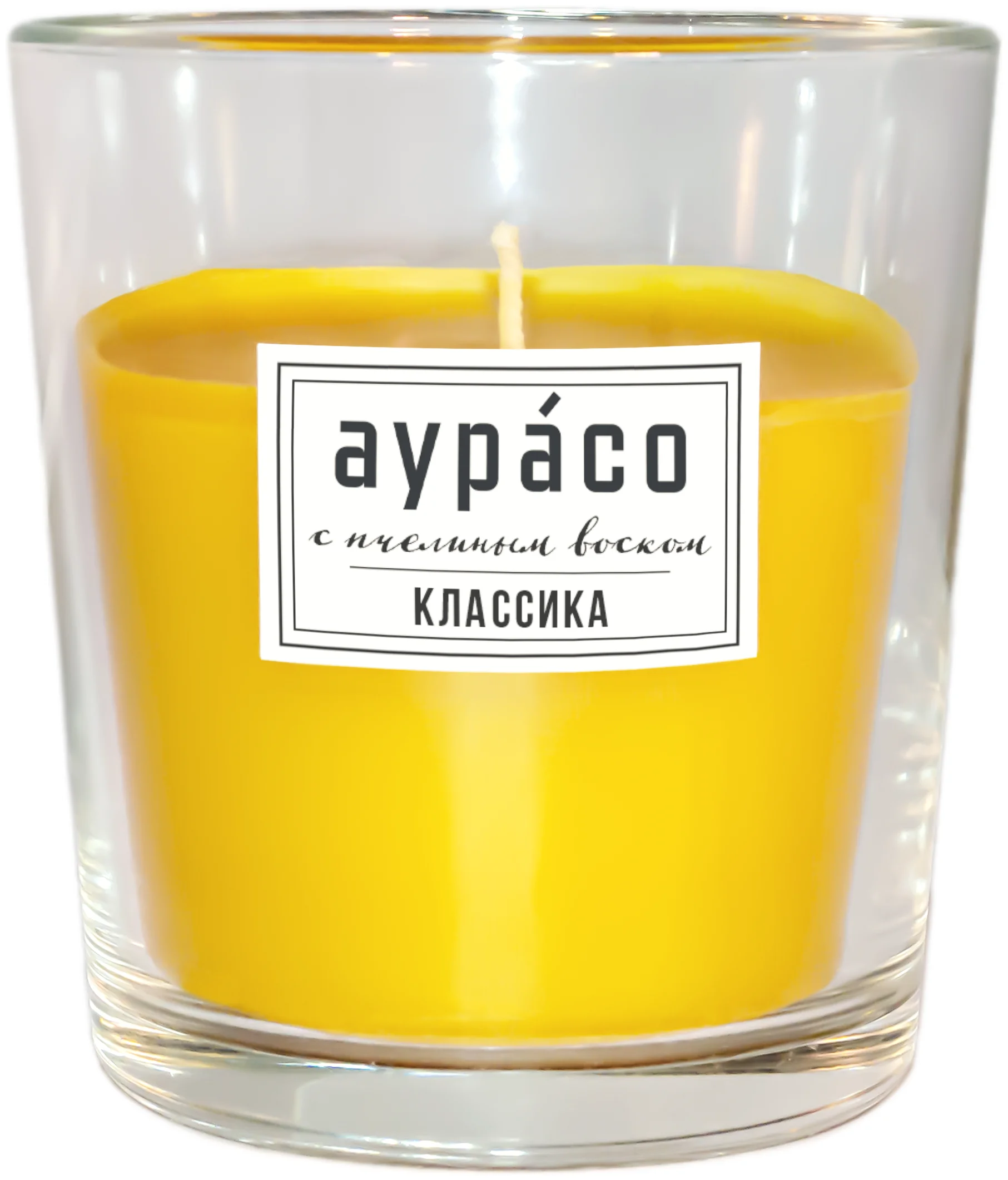 Аурасо "Классика", 8 см, 350 гр, жёлтая, 1 шт. - ароматизированная