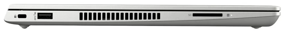 13.3" HP ProBook 430 G7 - разъемы: USB 3.1 Type A x 2, USB 3.1 Type-С, выход HDMI, микрофон/наушники Combo