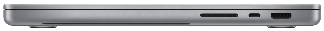 14.2" Apple Macbook Pro Late 2021 - разъемы: выход HDMI, микрофон/наушники Combo, Thunderbolt 4 x 3