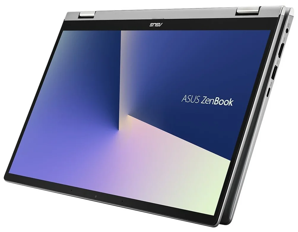 14" ASUS ZenBook Flip 14 UM462DA-AI029T - разъемы: USB 2.0 Type A, USB 3.1 Type A, USB 3.1 Type-С, выход HDMI, микрофон/наушники Combo