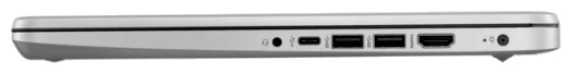 14" HP 340S G7 - разъемы: USB 3.1 Type A x 2, USB 3.1 Type-С, выход HDMI, микрофон/наушники Combo