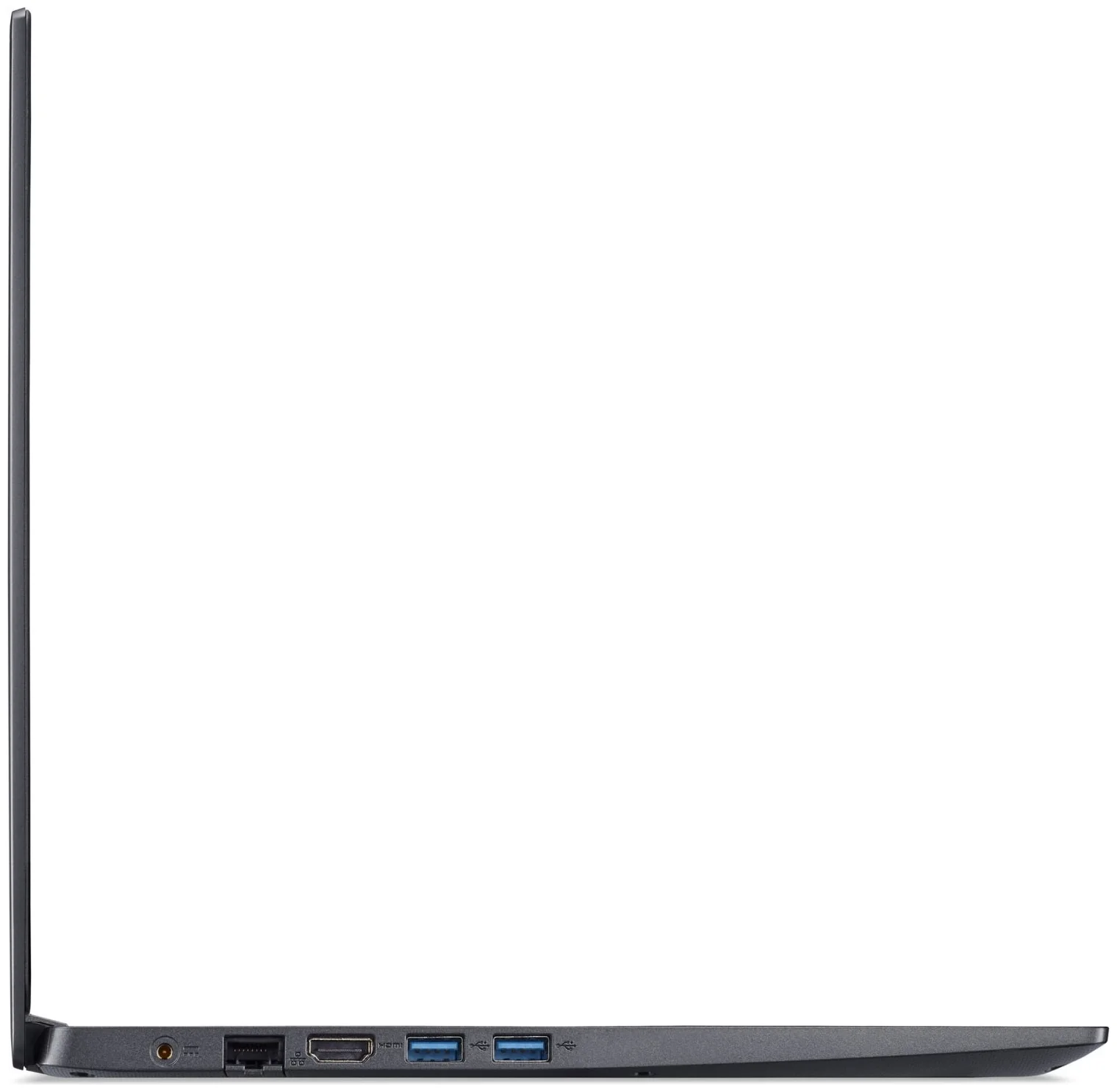 15.6" Acer Aspire 3 A315-23-R91S - разъемы: USB 2.0 Type A, USB 3.2 Gen1 Type A x 2, выход HDMI, микрофон/наушники Combo, Ethernet - RJ-45