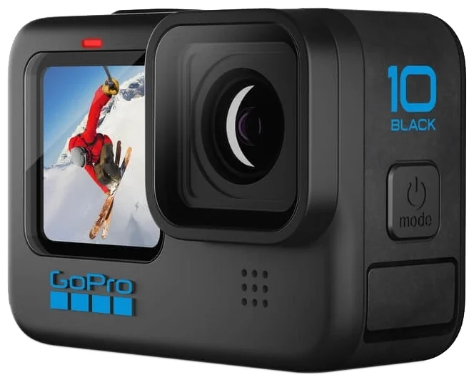 GoPro HERO10, 23.6МП, 1720 - карты памяти: micro SD, micro SDHC