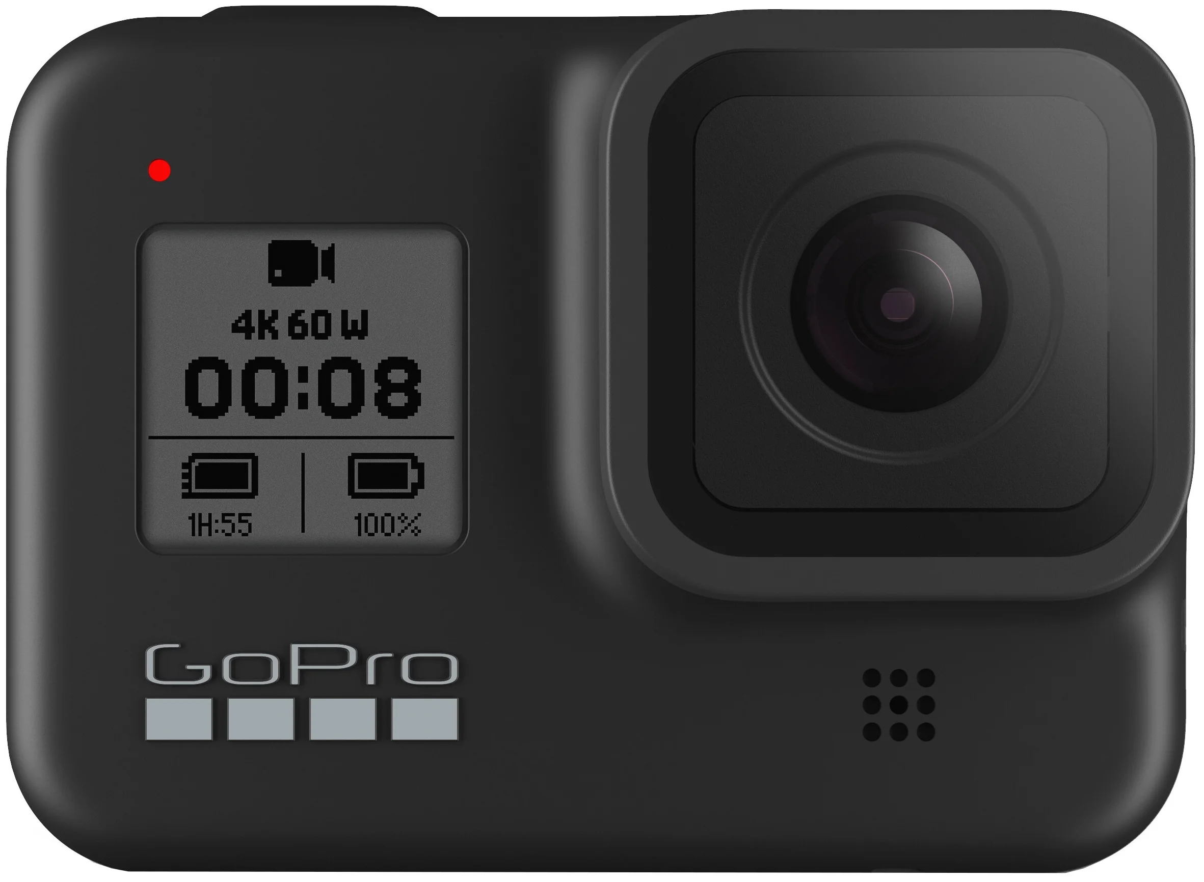 GoPro HERO8 (CHDHX-801-RW), 12МП, 3840x2160, 1220 - матрица: 12 МП