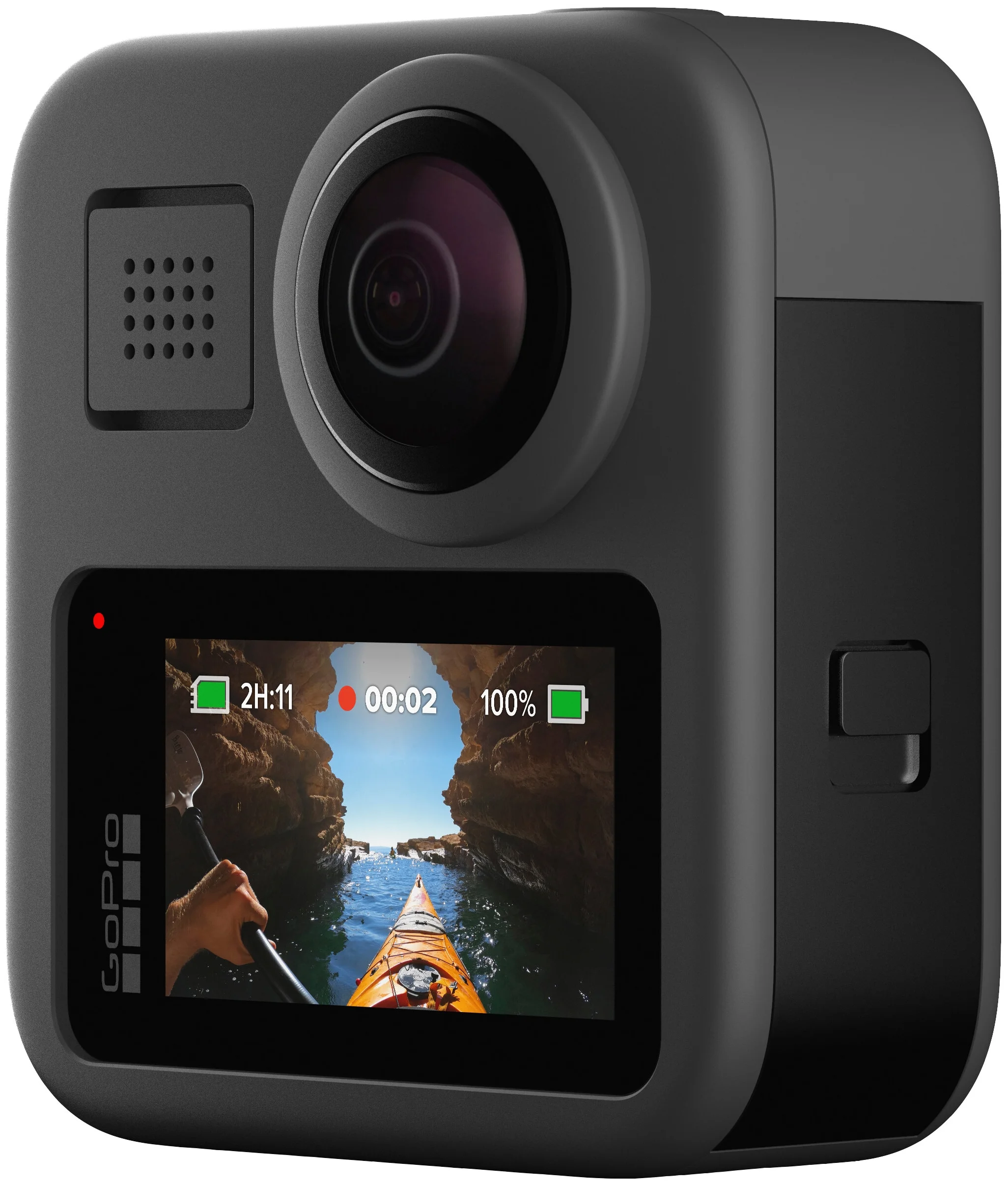 GoPro MAX (CHDHZ-201-RW/CHDHZ-202-RX), 16.6МП, 4992x2496 - максимальная частота кадров при 4K: 30 к/с