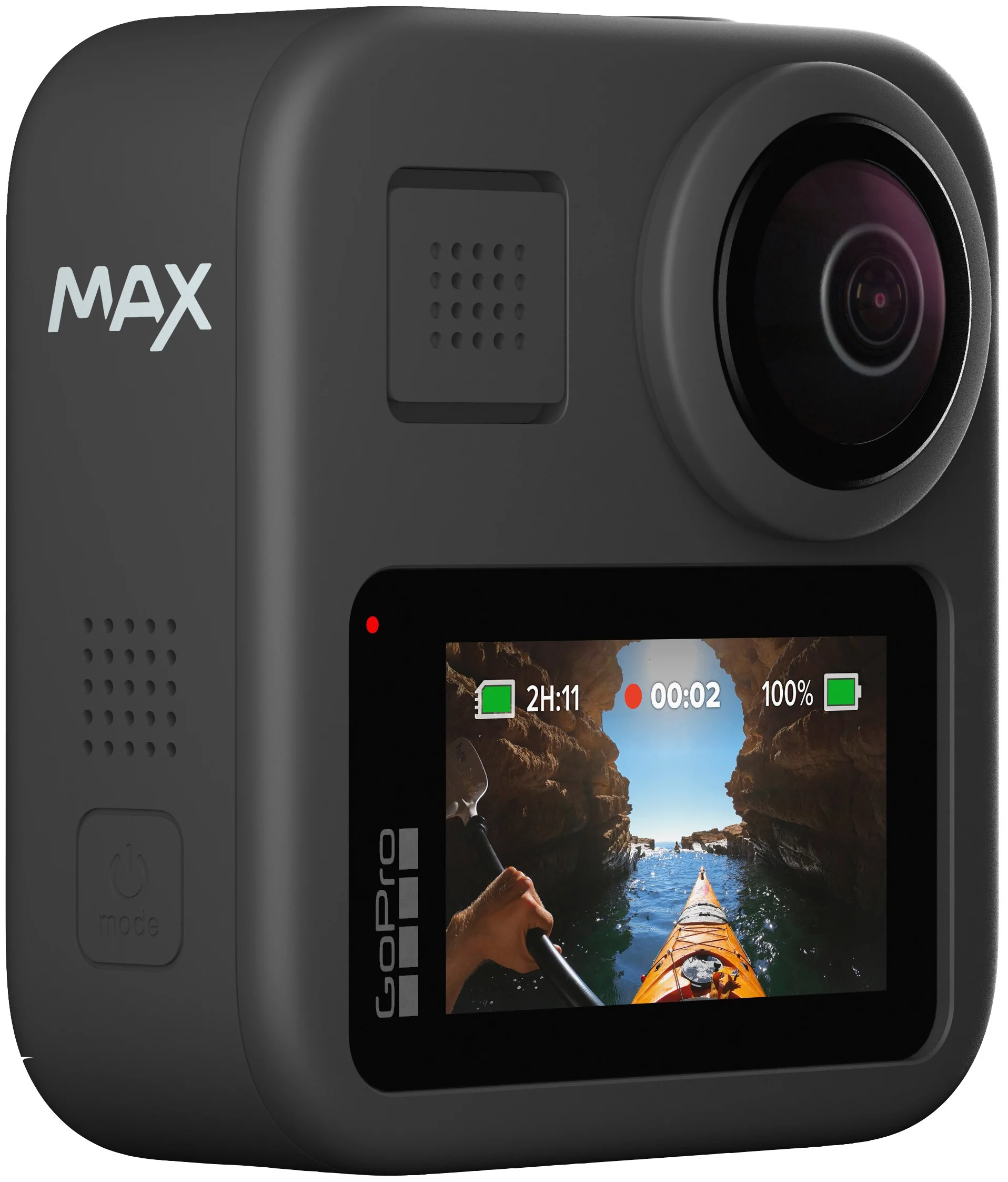 GoPro MAX (CHDHZ-201-RW/CHDHZ-202-RX), 16.6МП, 4992x2496 - экран: 2", сенсорный