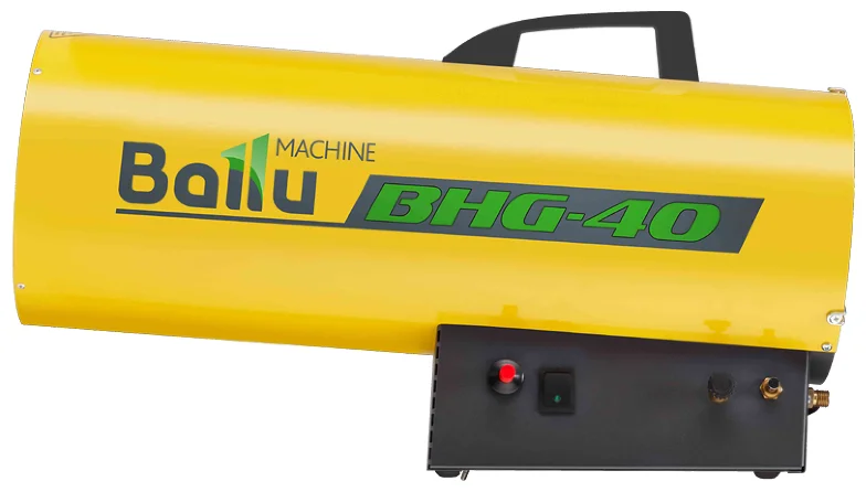 Ballu BHG-40 (33 кВт) - максимальный воздухообмен: 720 куб.м/ч