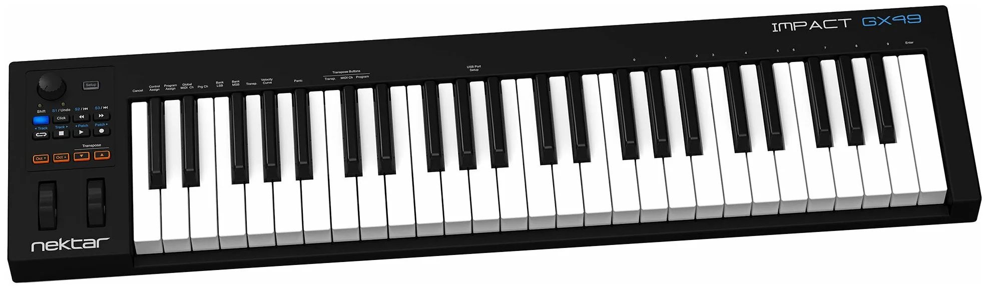 Nektar Impact GX49 - размер клавиш: полноразмерные
