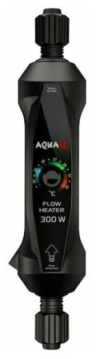 AQUAEL FLOW HEATER 300 Вт для аквариума 100 - 600 л, проточный (пластиковый, регулируемый) - материал: пластик