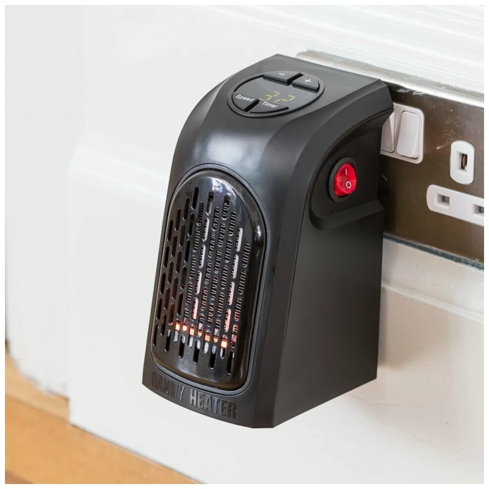 Компактный Handy heater черный - мощность обогрева: 400 Вт