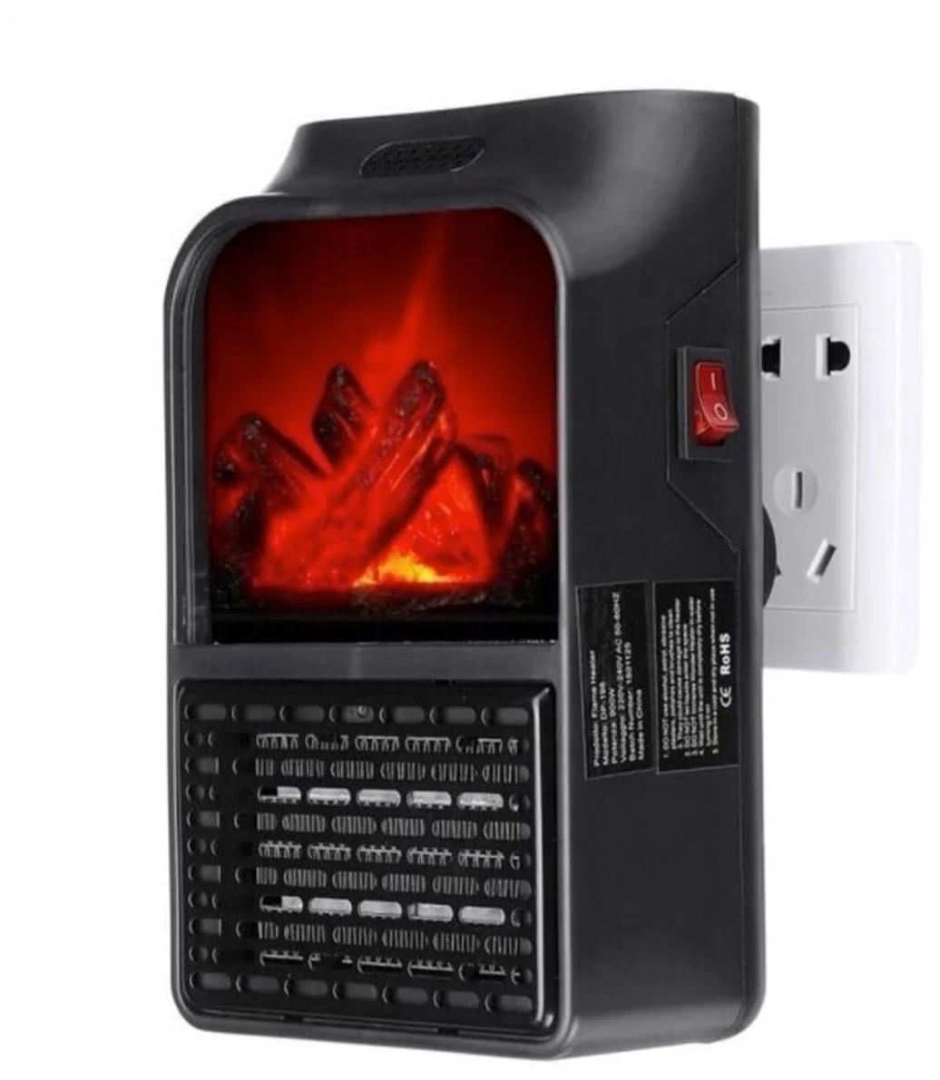 Обогреватель с терморегулятором и LCD дисплеем - цвет товара: черный