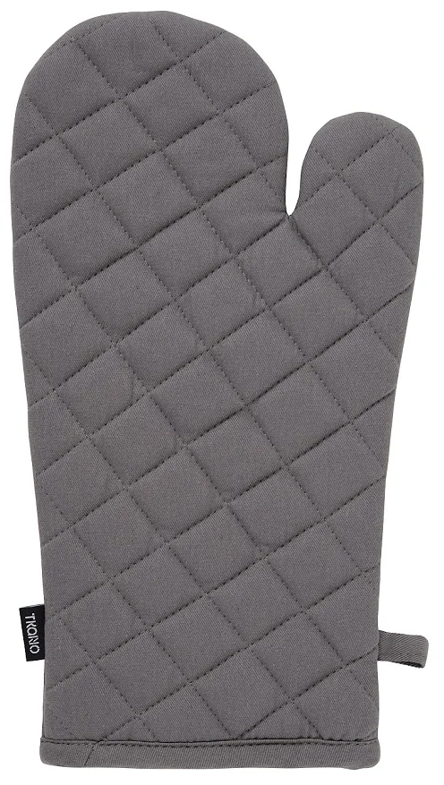 Прихватка-варежка из хлопка серого цвета из коллекции Prairie, 33х17,5 см - цвет товара: серый