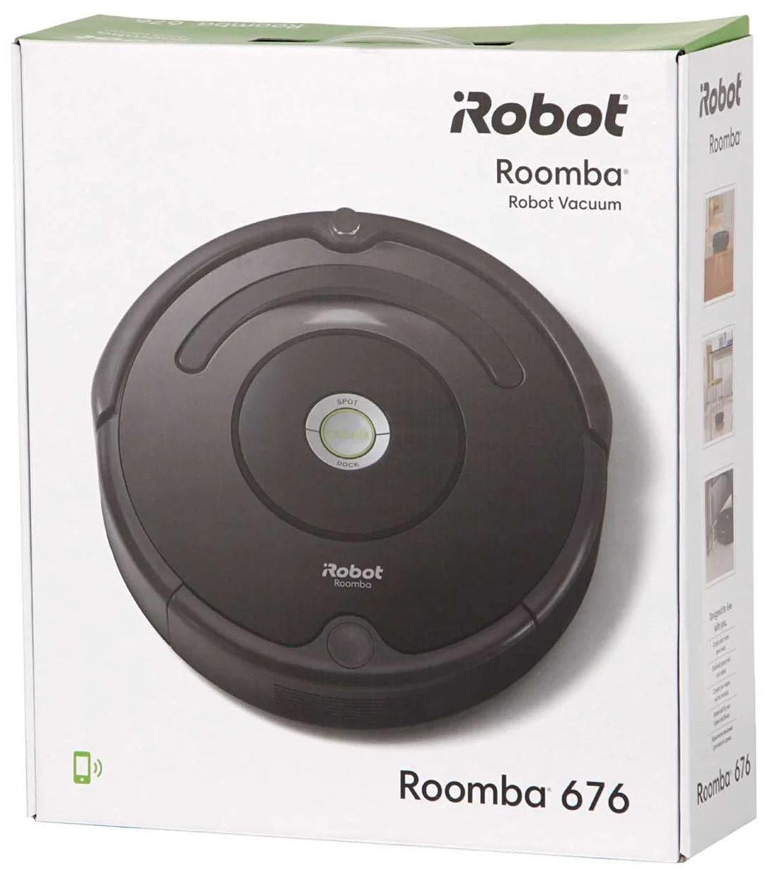 IRobot Roomba 676 - тип датчиков: инфракрасные/ультразвуковые
