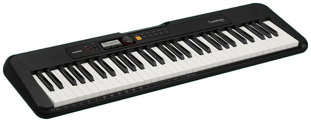 CASIO CT-S200 - жесткость клавиатуры: невзвешенная