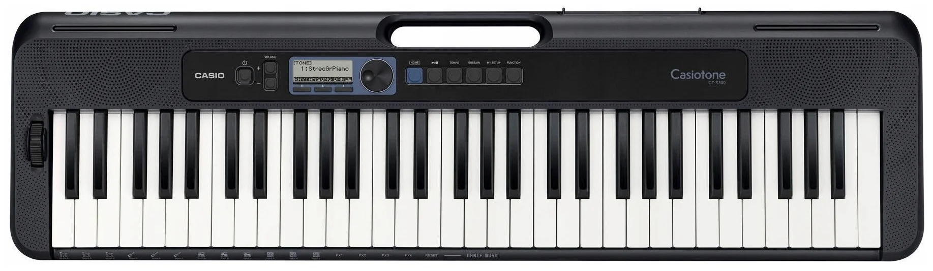 CASIO CT-S300 - размер клавиш: полноразмерные