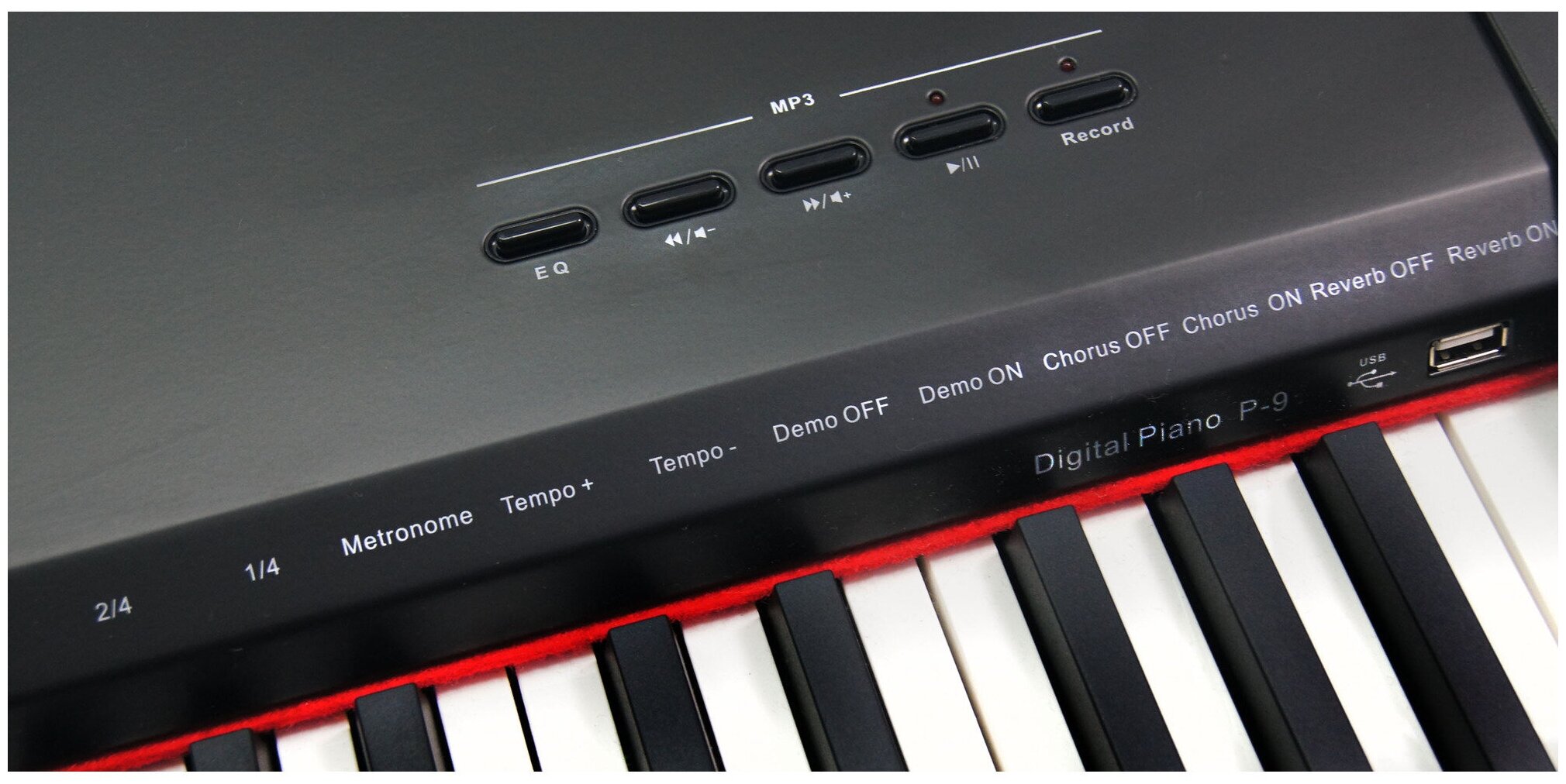 Sai Piano P-9 - жесткость клавиатуры: взвешенная