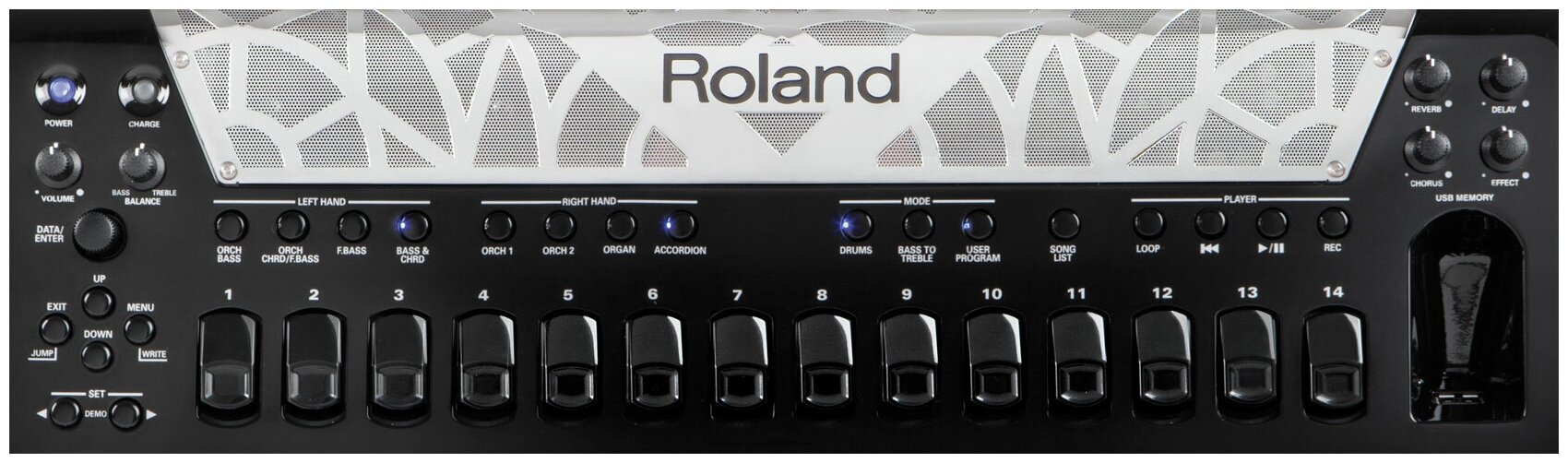 Roland FR-8xB - дисплей