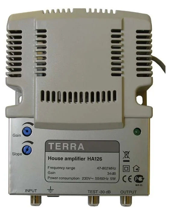 Terra HA 126 - частотный диапазон