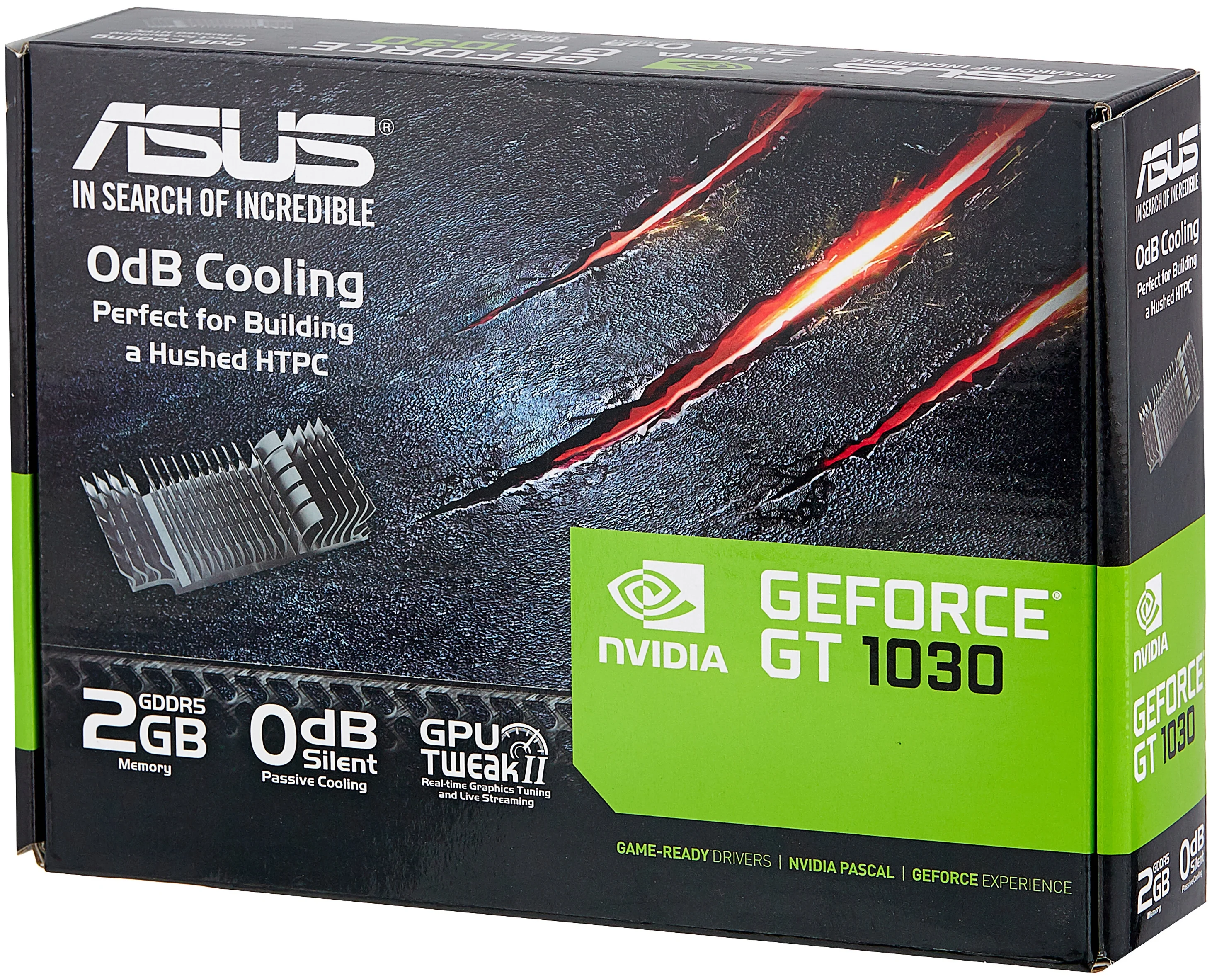 ASUS GeForce GT 1030 Silent LP 2GB (GT1030-SL-2G-BRK) - разъемы и интерфейсы: выход HDMI, выход DVI