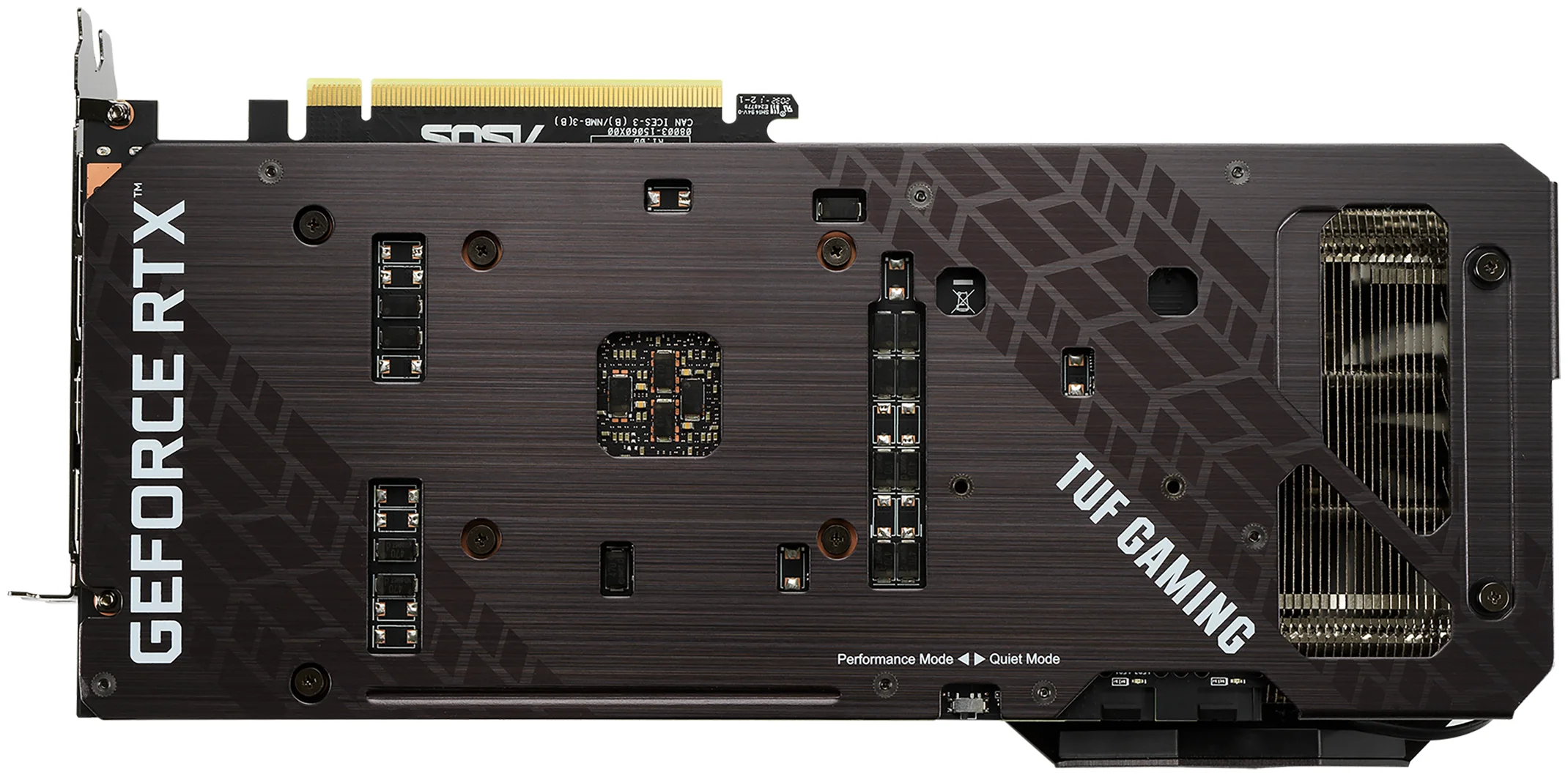 ASUS TUF Gaming GeForce RTX 3070 OC 8GB (TUF-RTX3070-O8G-GAMING) - разъемы и интерфейсы: выход HDMI x 2, выход DisplayPort x 3