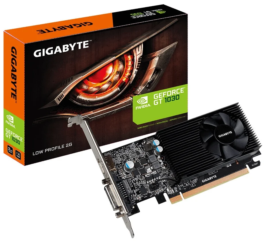GIGABYTE GeForce GT 1030 Low Profile 2G (GV-N1030D5-2GL) - частота памяти: 6008 МГц