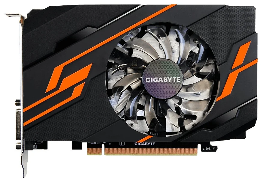 GIGABYTE GeForce GT 1030 OC 2G (GV-N1030OC-2GI) - объем видеопамяти: 2048 МБ