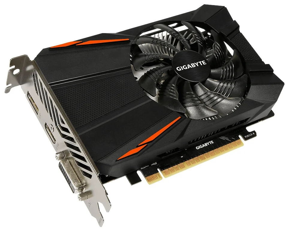GIGABYTE GeForce GTX 1050 Ti D5 4G (rev1.0/rev1.1/rev1.2) (GV-N105TD5-4GD) - объем видеопамяти: 4096 МБ