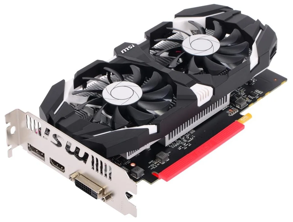 MSI GeForce GTX 1050 Ti 4GT OC - частота памяти: 7008 МГц